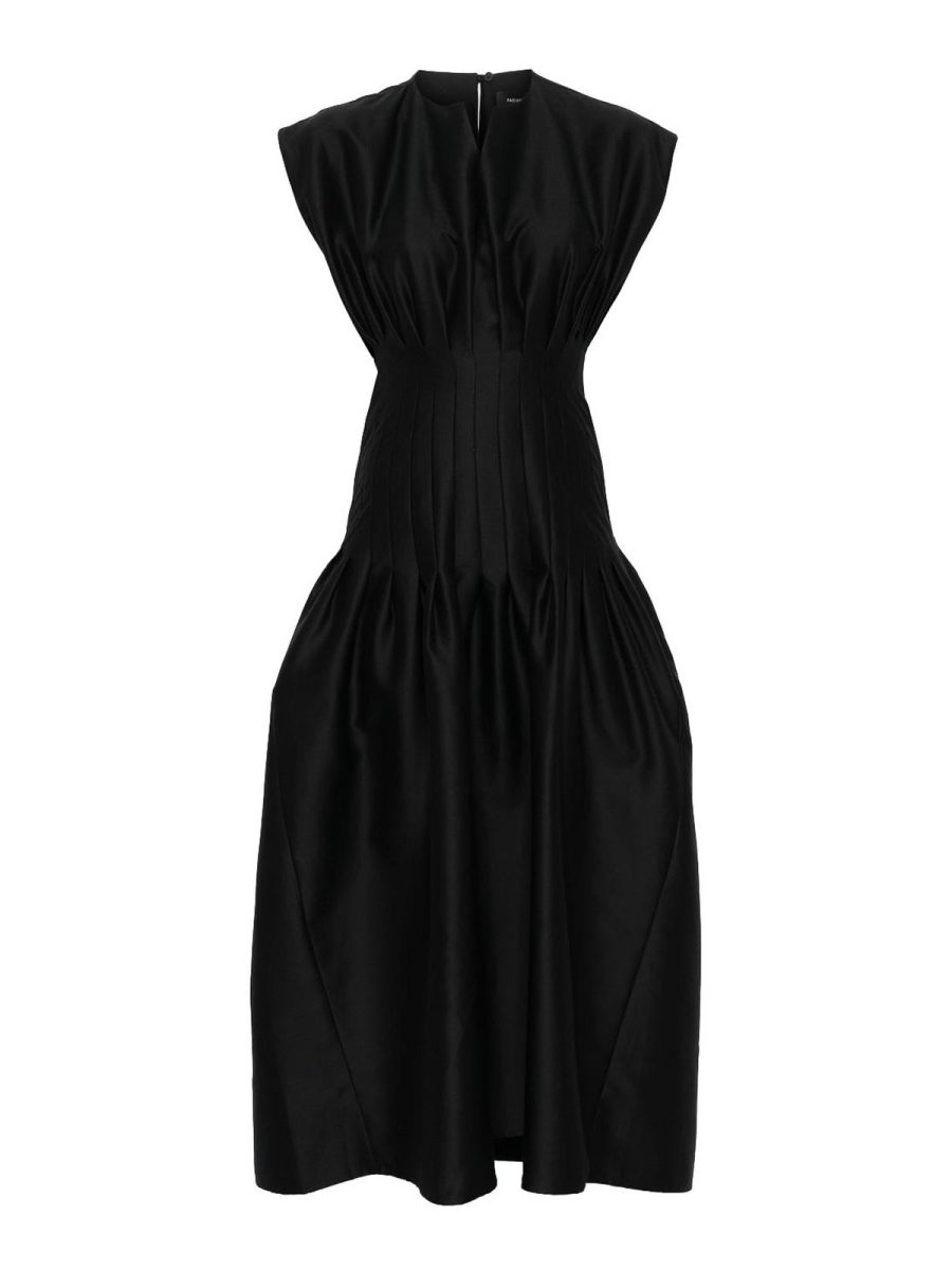 Fabiana Filippi Robe Au Genou - Noir