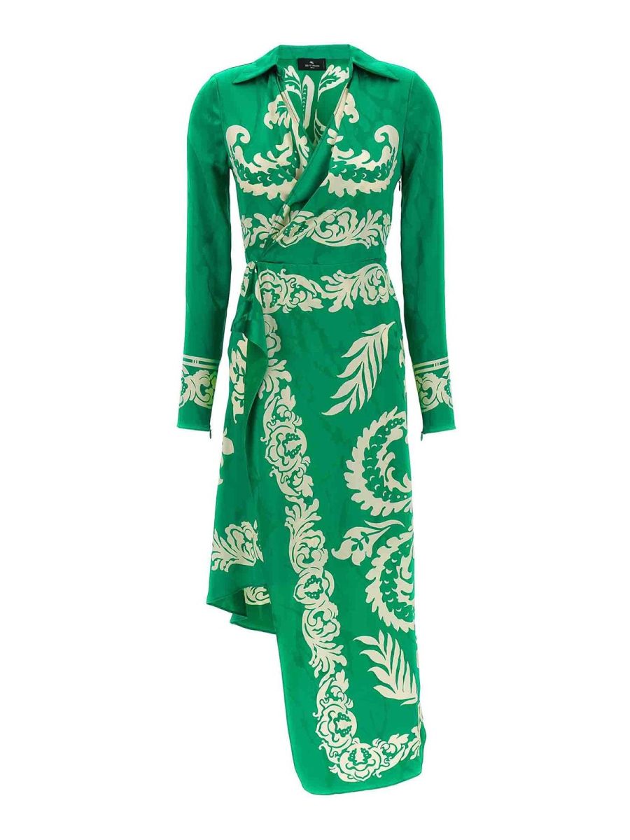 Etro Maxi Robe - Vert