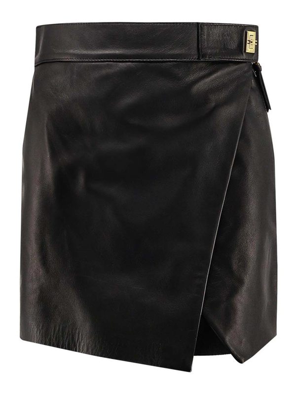 Elisabetta Franchi Mini Jupe - Noir
