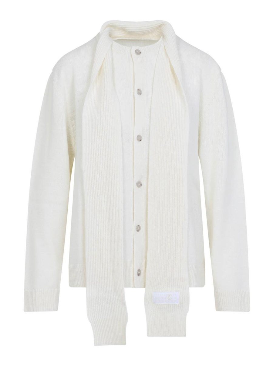 MM6 Maison Margiela Cardigan - Crème