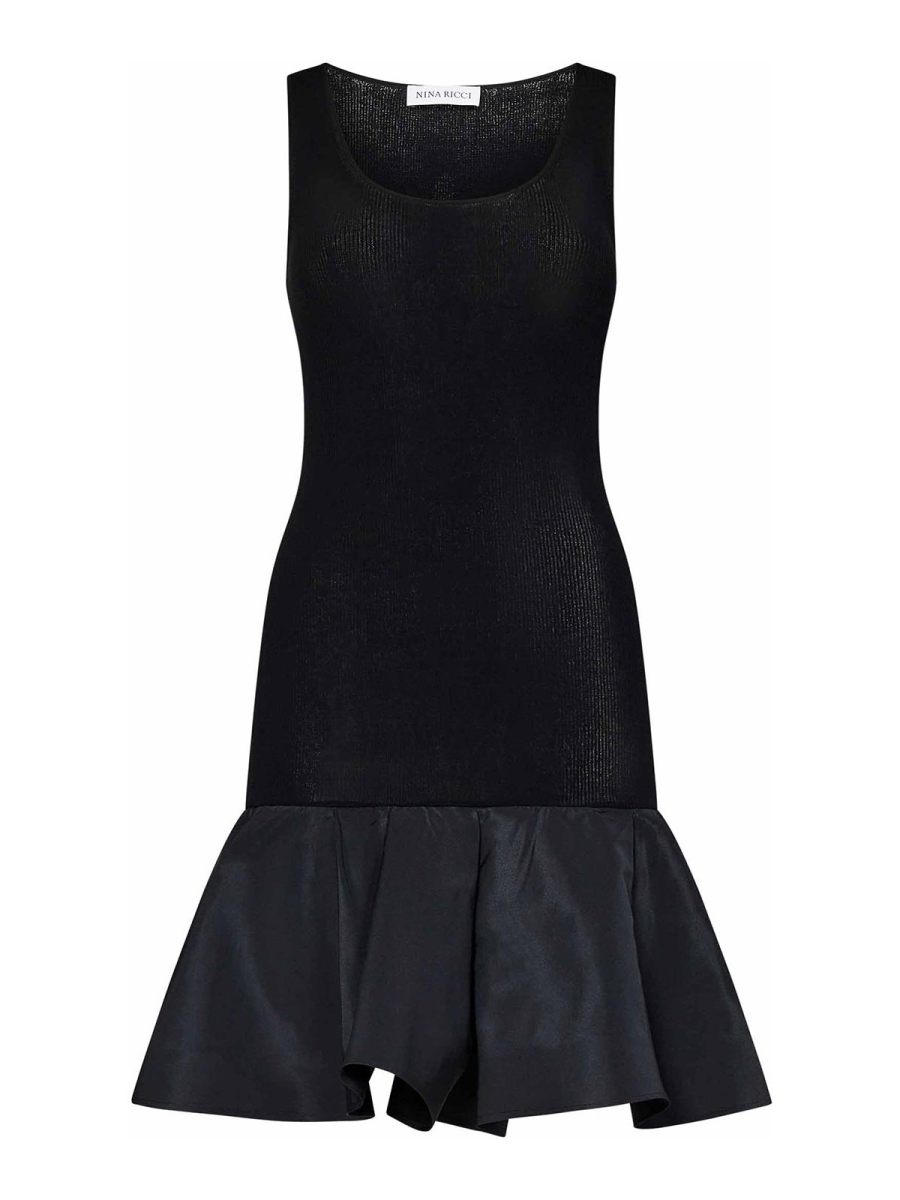 Nina Ricci Robe Courte - Noir