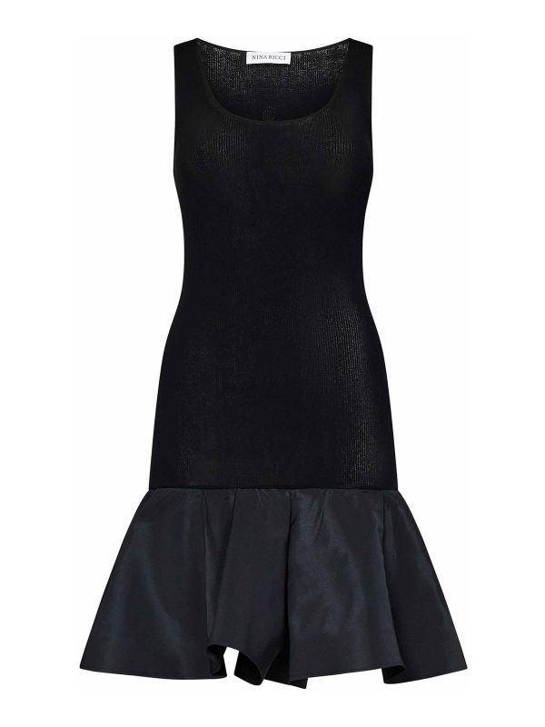 Nina Ricci Robe Courte - Noir