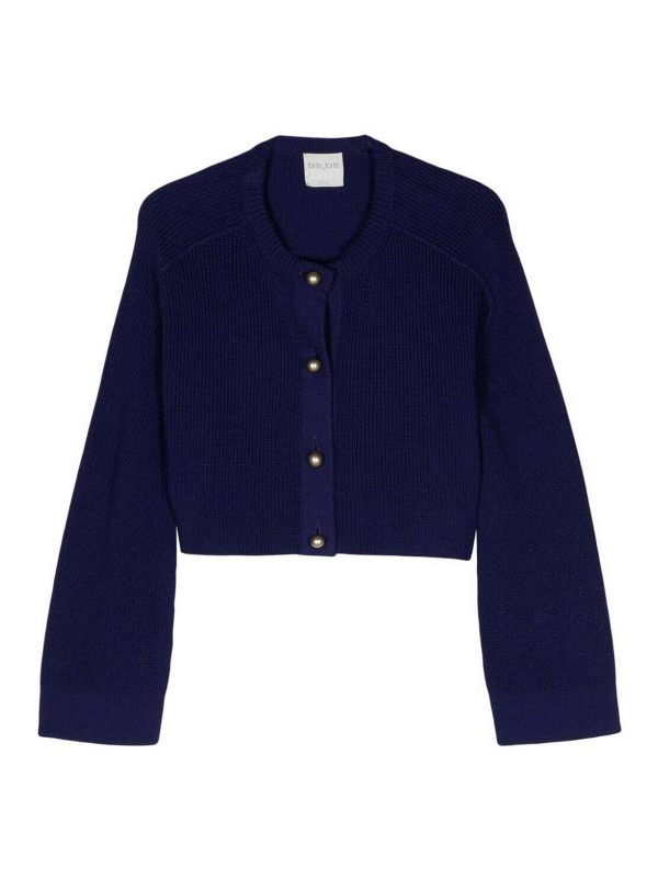 Forte Forte Cardigan - Bleu