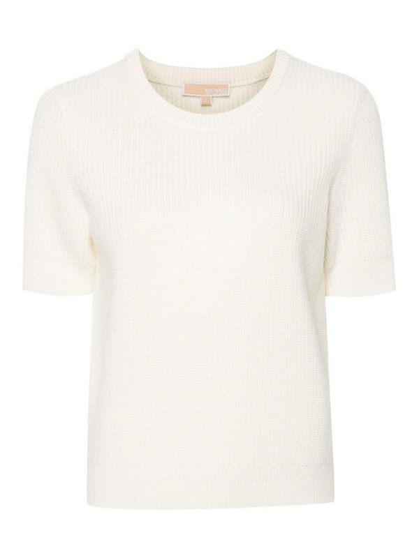 Michael Kors Pull Col Rond - Blanc