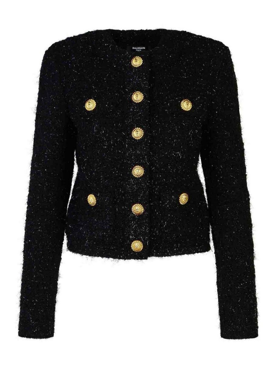 Balmain Veste Casual - Noir