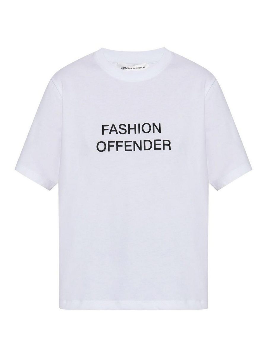 Victoria Beckham Pull Col Rond - Blanc
