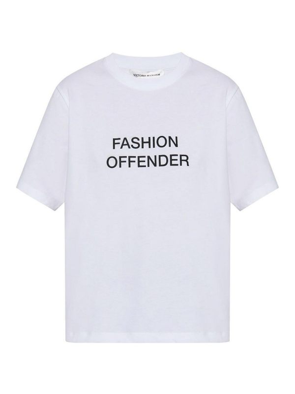 Victoria Beckham Pull Col Rond - Blanc