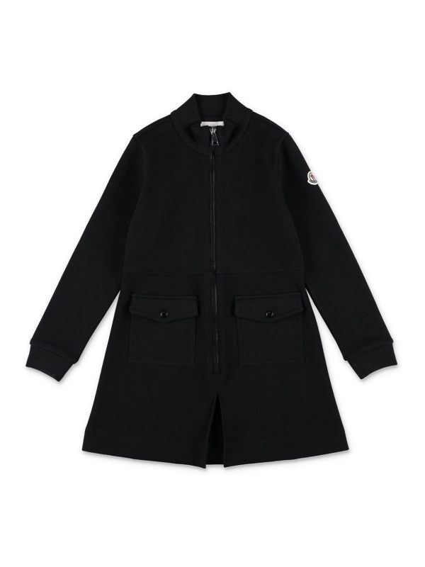 Moncler Jr Jean Évasé - Noir