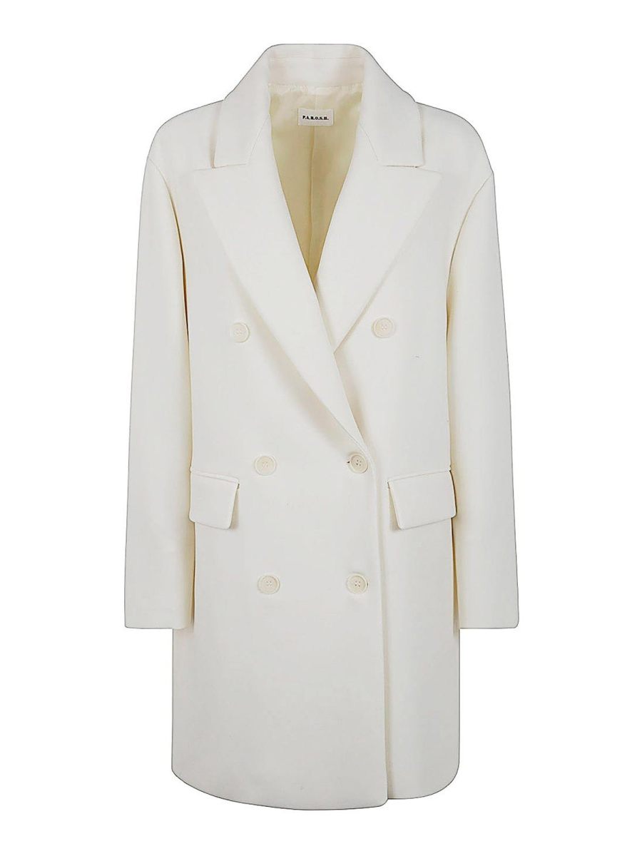 P. A.R. O.S. H. Robe Courte - Blanc