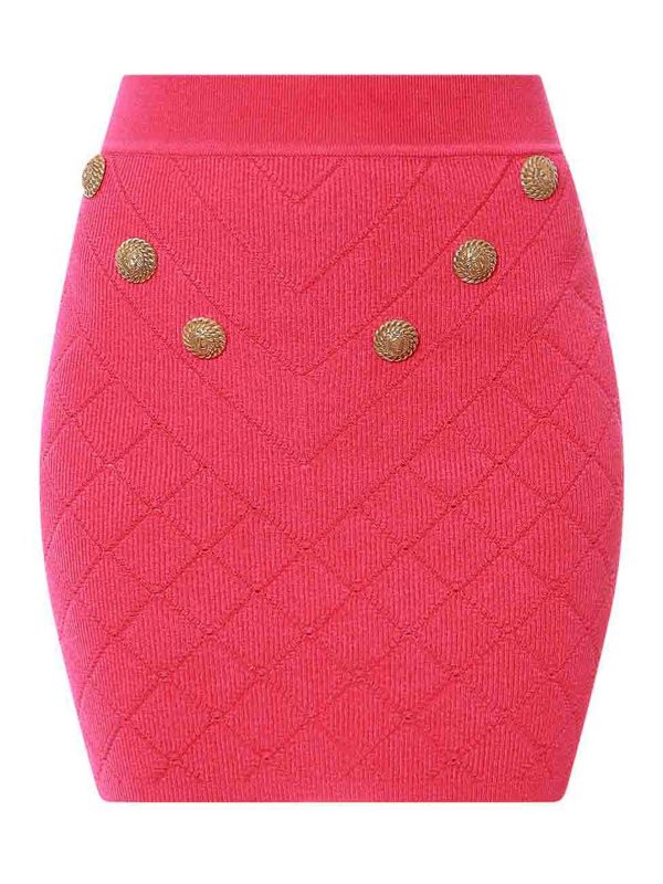 Balmain Mini Jupe - Couleur Chair