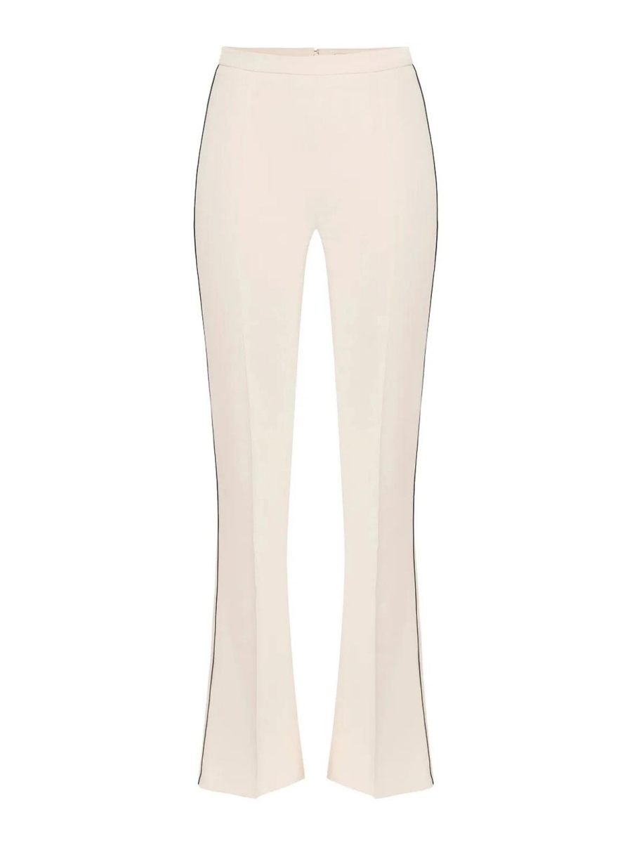 Elisabetta Franchi Pantalons Décontractés - Blanc