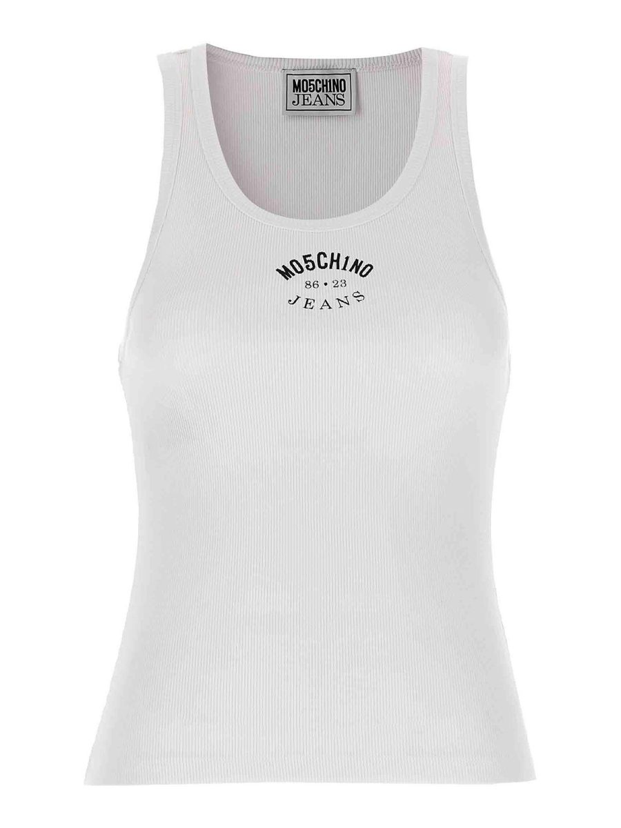 Moschino Jeans Top - Blanc