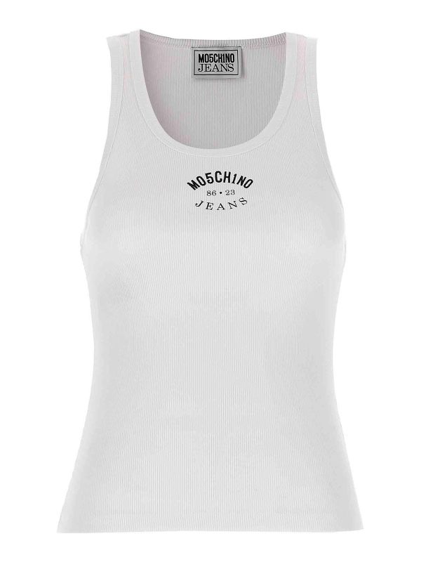 Moschino Jeans Top - Blanc