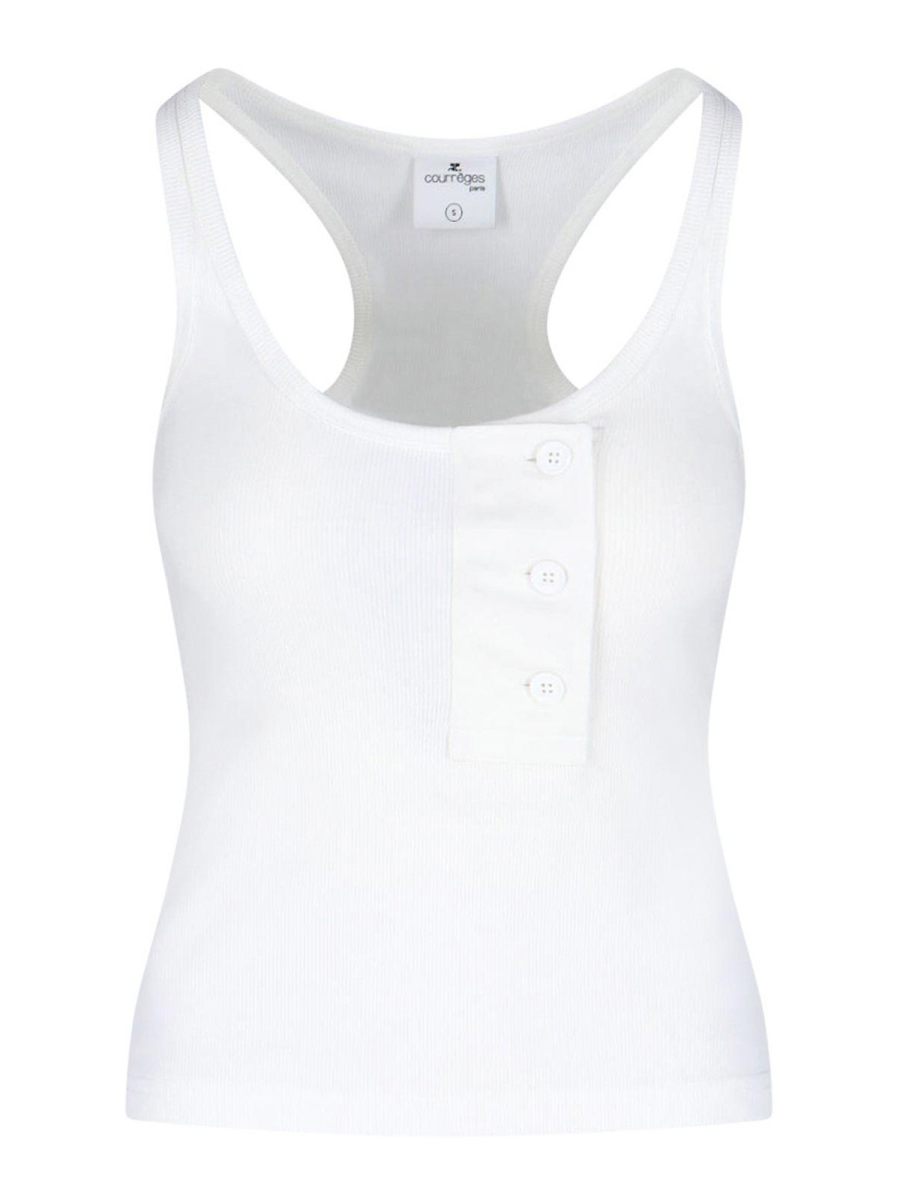 Courreges Top - Blanc