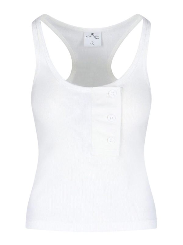 Courreges Top - Blanc