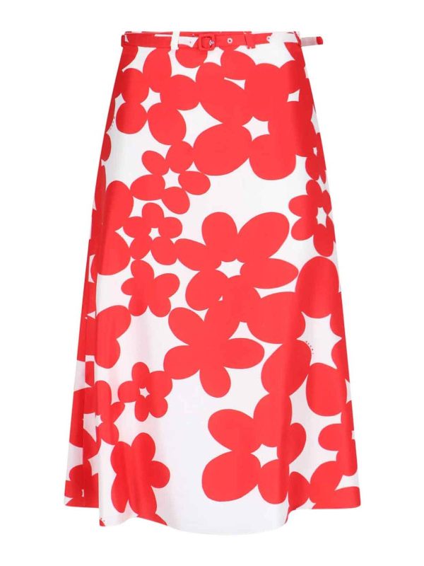 Marni Jupe Midi - Rouge