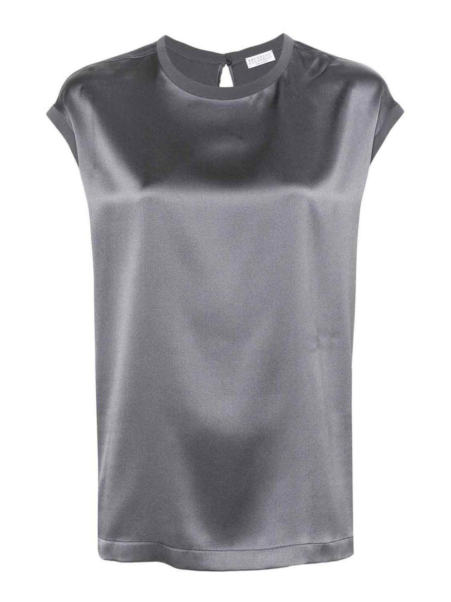 Brunello Cucinelli T-shirt in seta