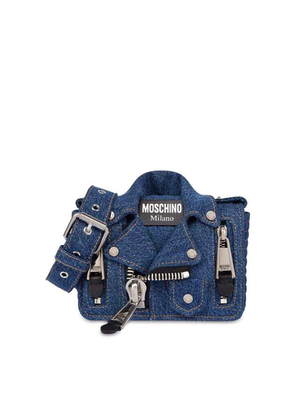 Moschino Sac Porté Épaule - Bleu