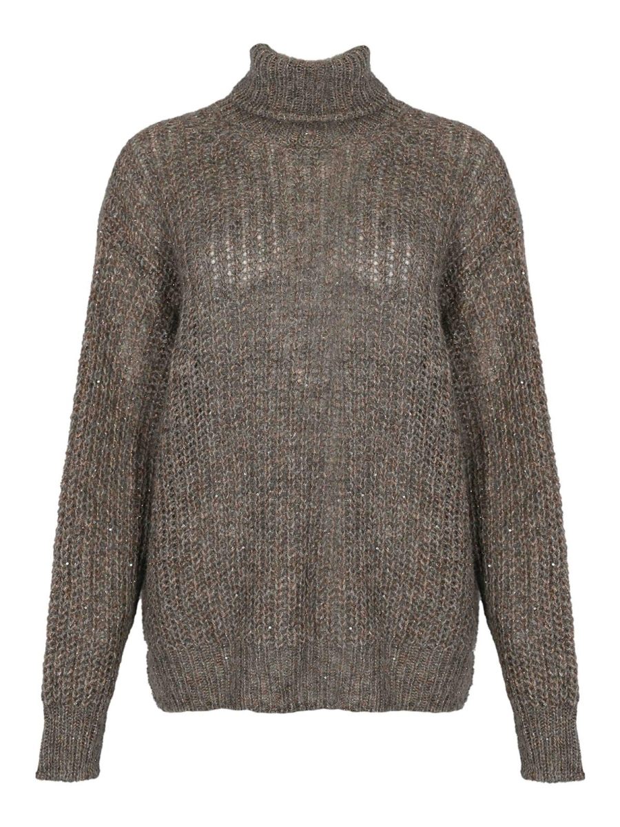 Herno Pull Col Rond - Gris