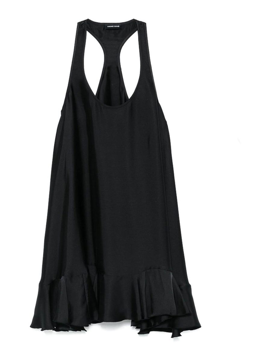 Anine Bing Robe Au Genou - Noir