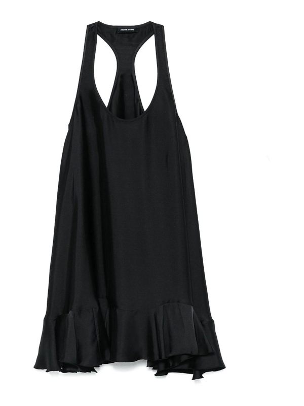 Anine Bing Robe Au Genou - Noir