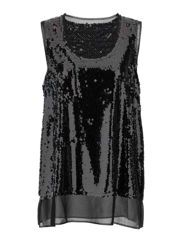 Comme Des Garcons Top - Noir