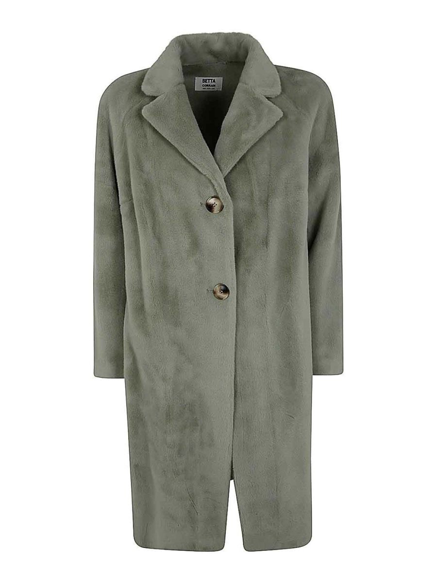 Betta Corradi Manteau Court - Vert