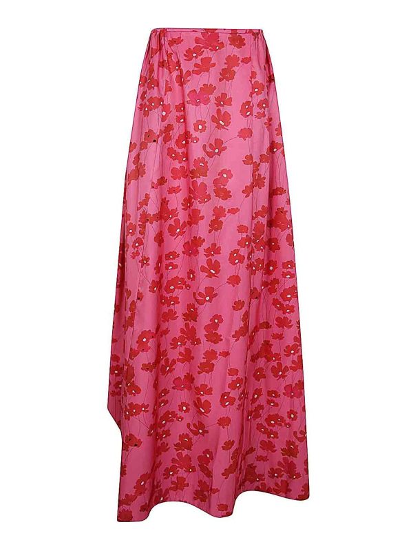 Bernadette Jupe Midi - Rouge