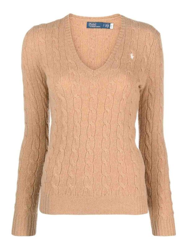 Polo Ralph Lauren Pull Col Rond - Camel