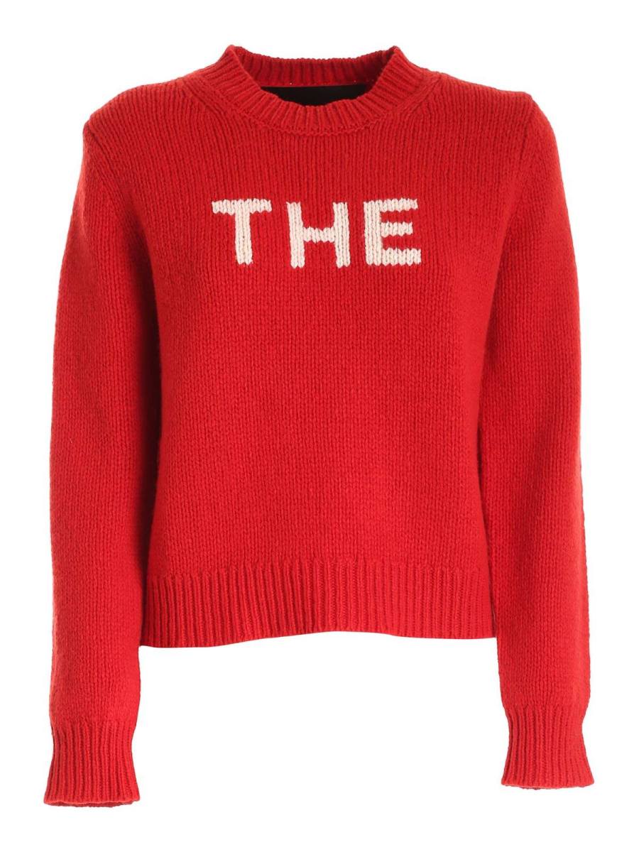 Marc Jacobs Pull Col Rond - Rouge