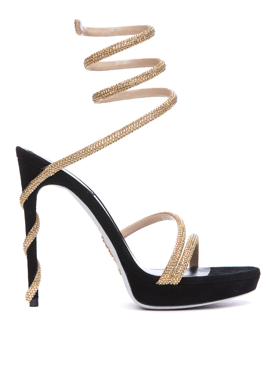 Rene Caovilla Chaussures À Talon - Noir