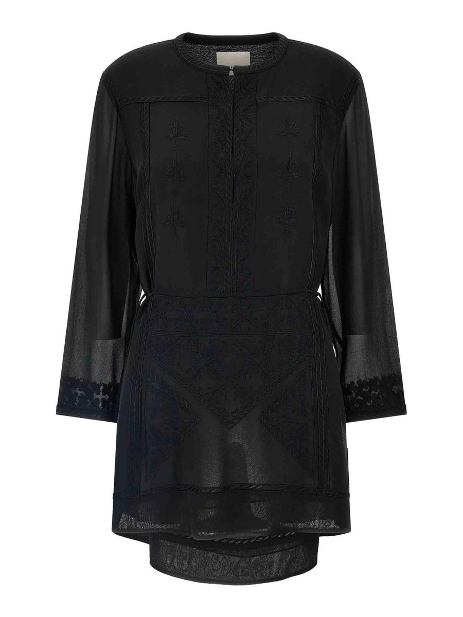 Isabel Marant Robe Au Genou - Noir