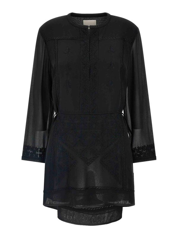 Isabel Marant Robe Au Genou - Noir
