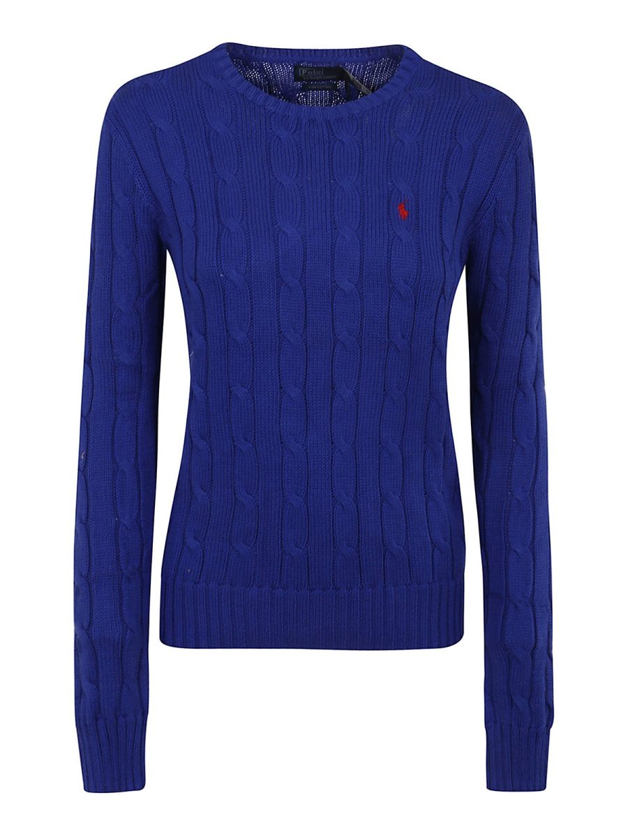 Polo Ralph Lauren Pull Col Rond - Bleu
