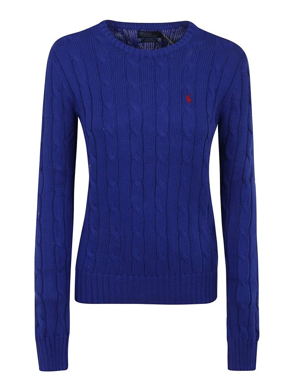 Polo Ralph Lauren Pull Col Rond - Bleu