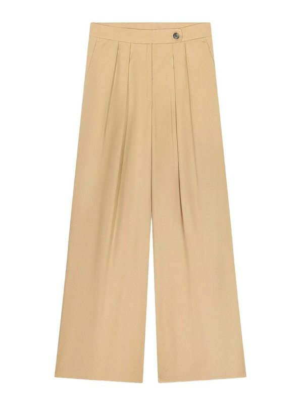 Dries Van Noten Pantalons Décontractés - Beige