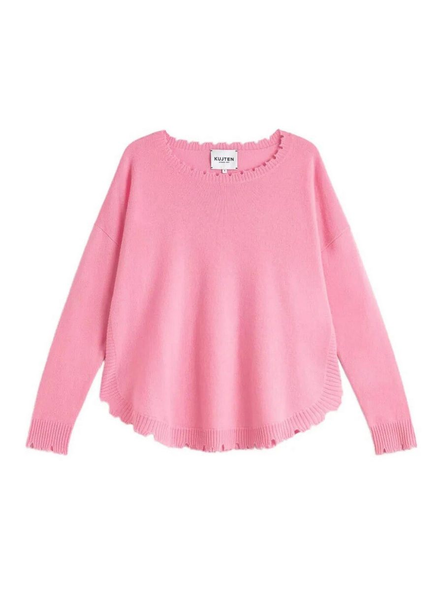 Kujten Pull Col Rond - Rose