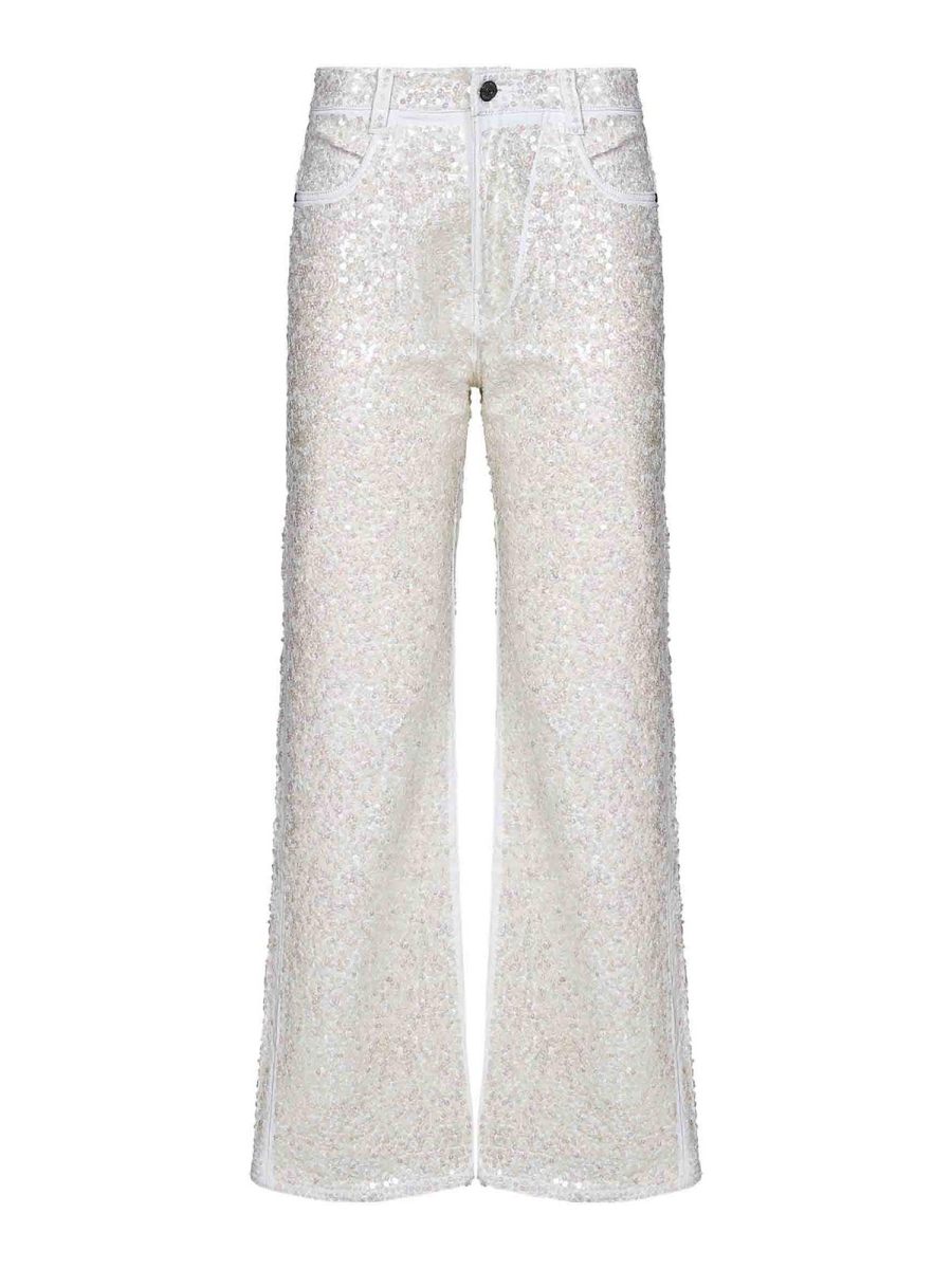 P. A.R. O.S. H. Jean Bootcut - Blanc