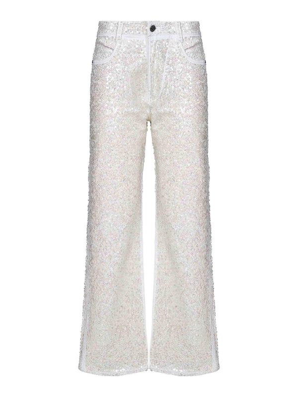 P. A.R. O.S. H. Jean Bootcut - Blanc
