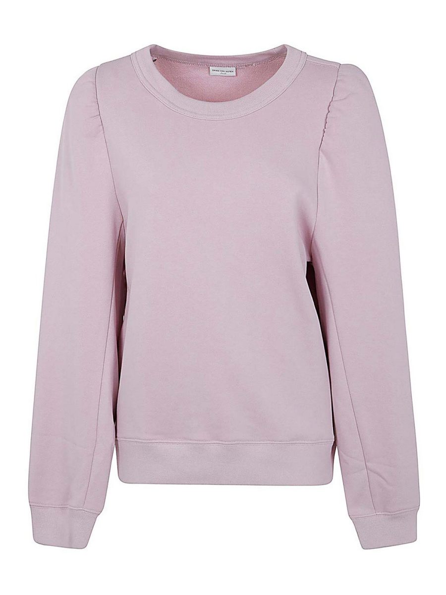 Dries Van Noten Pull Col Bateau - Rose
