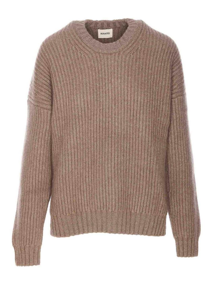 Khaite Pull Col Rond - Beige