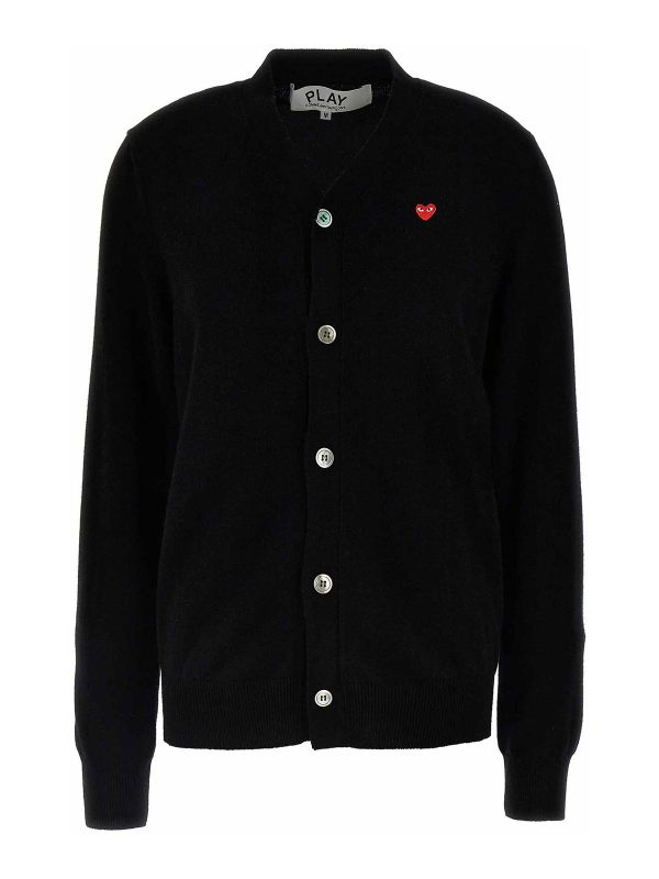 Comme des Garçons Play Cardigan - Noir