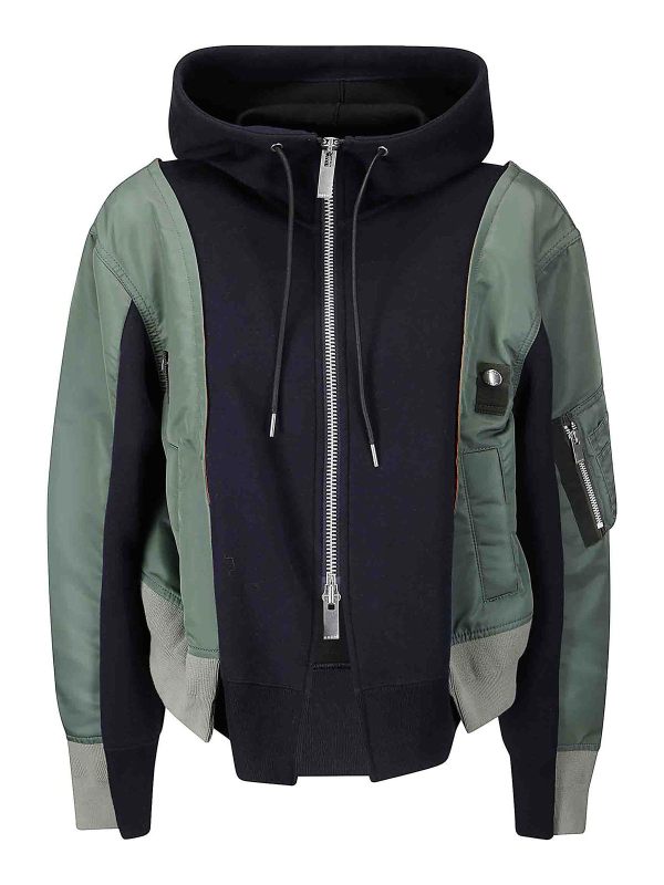 Sacai Sweat-Shirts - Vert