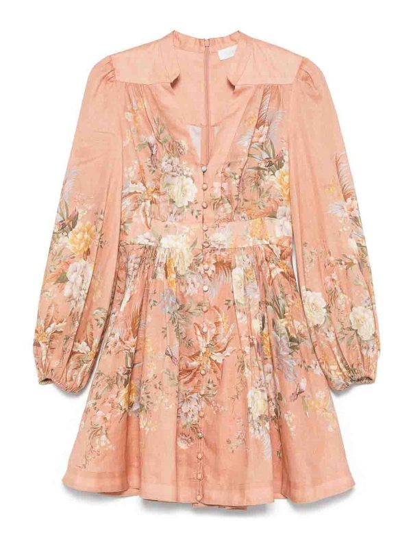 Zimmermann Robe Courte - Couleur Chair