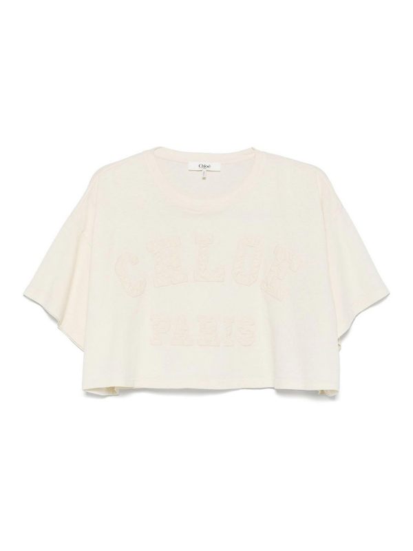 Chloe' T-Shirt - Beige
