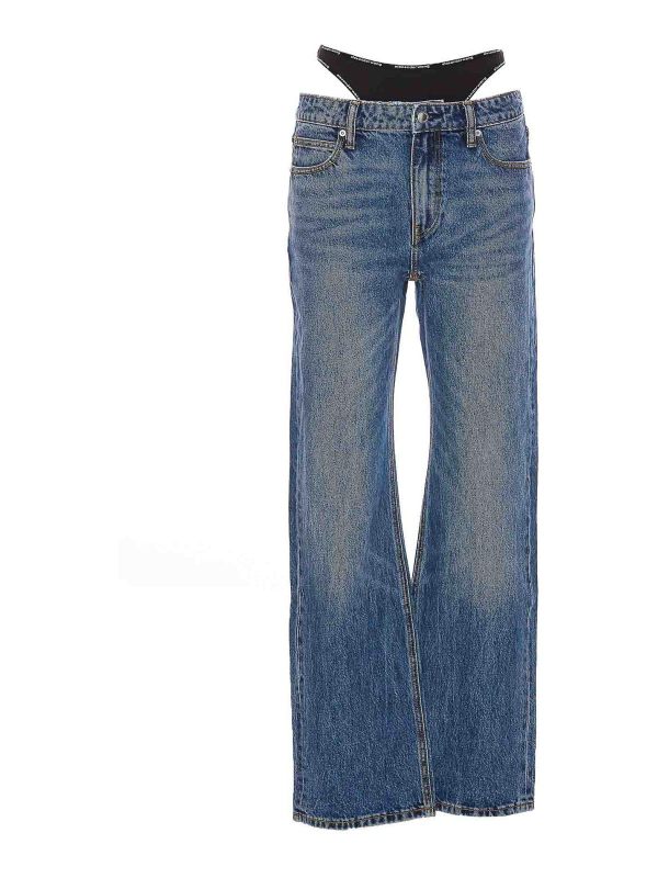 Alexander Wang Jean Droit - Bleu