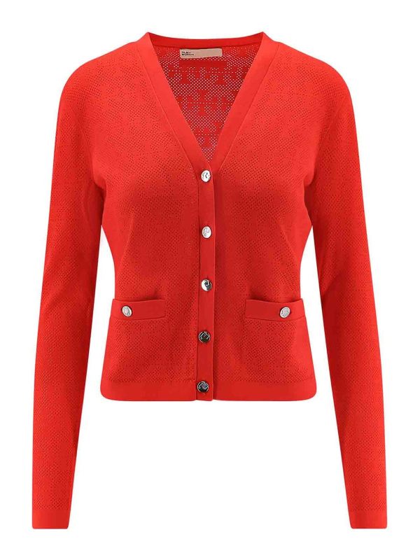 Tory Burch Cardigan - Rouge