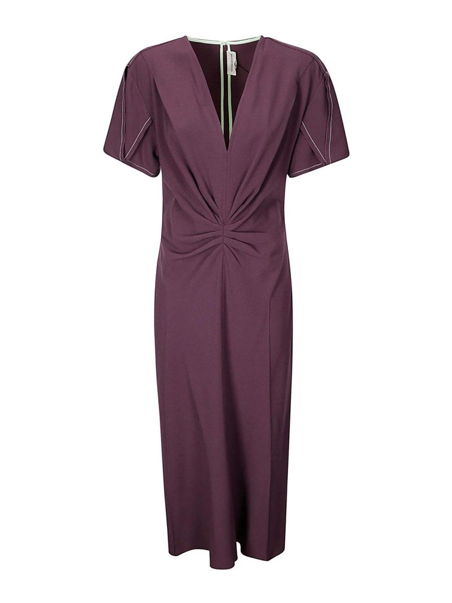 Victoria Beckham Maxi Robe - Violet
