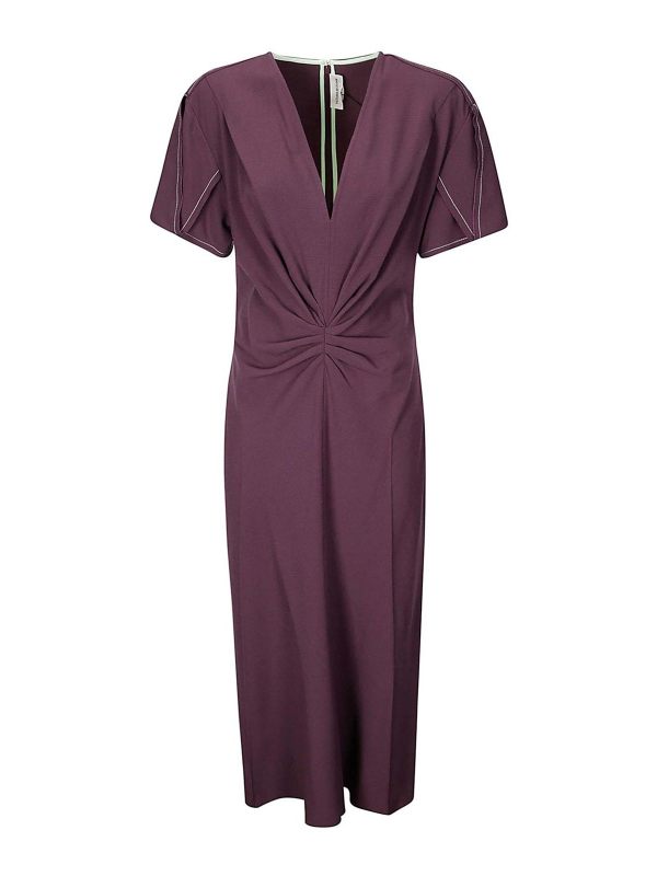 Victoria Beckham Maxi Robe - Violet