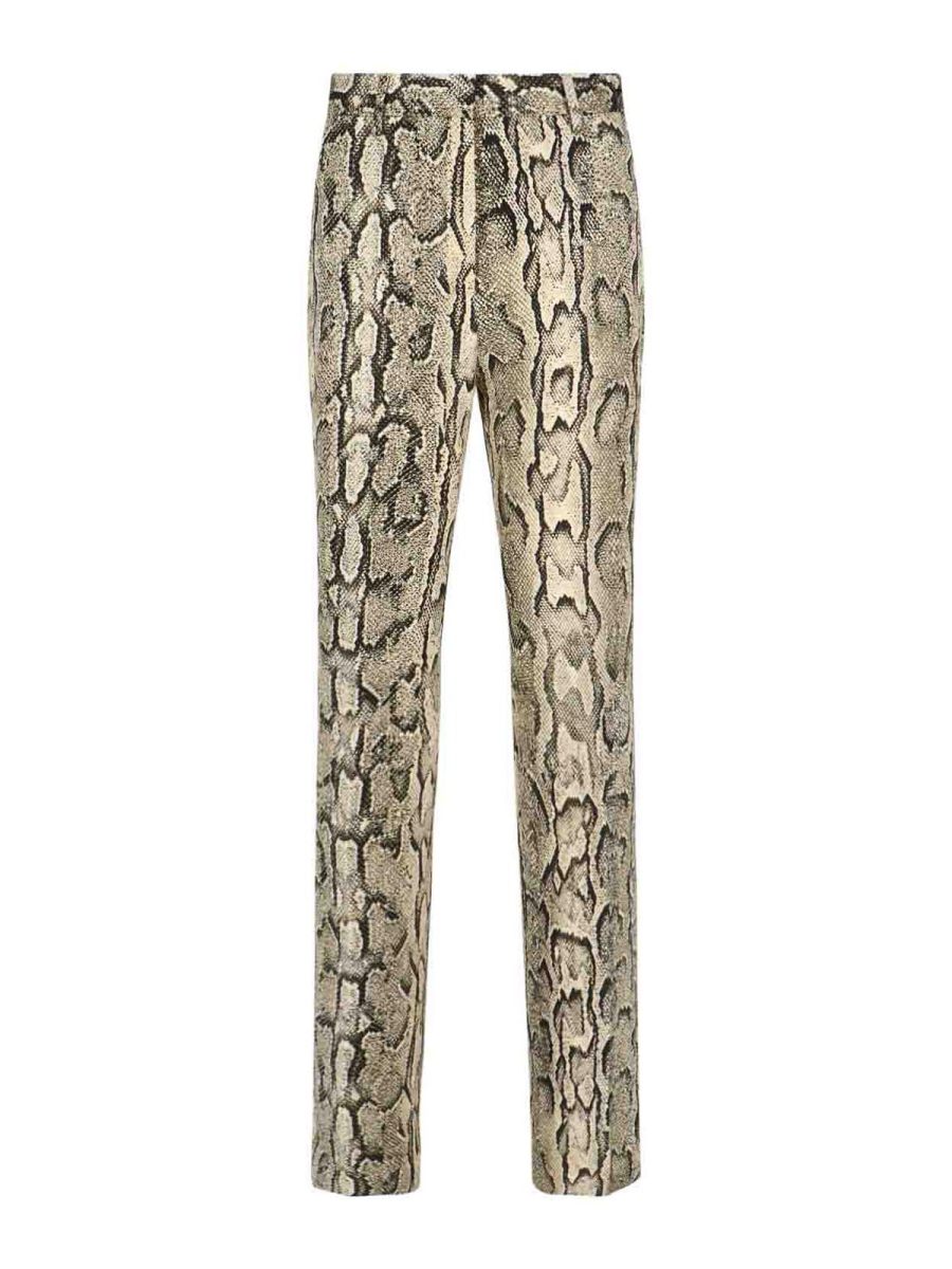 Dries Van Noten Pantalons Décontractés - Beige